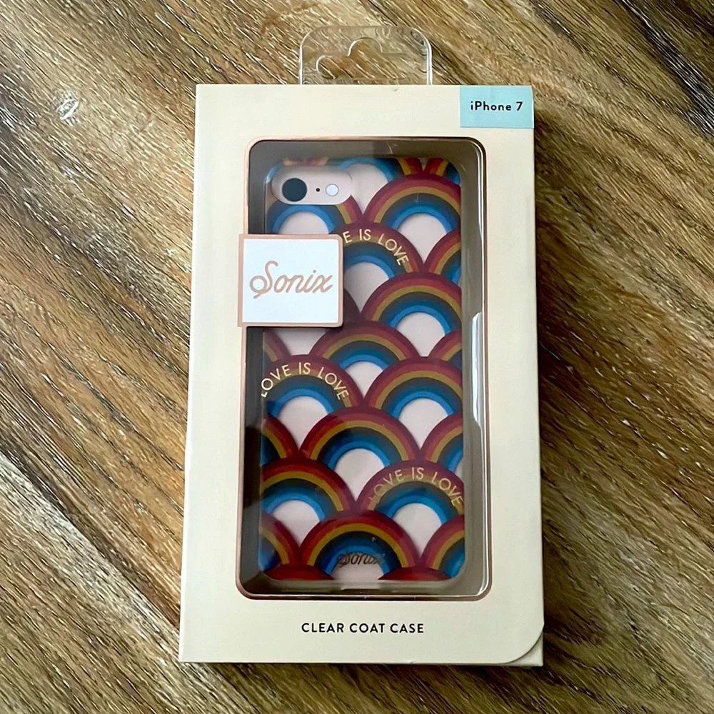 Sonix Love is Love Pride Phone Case iPhone 7 NWT